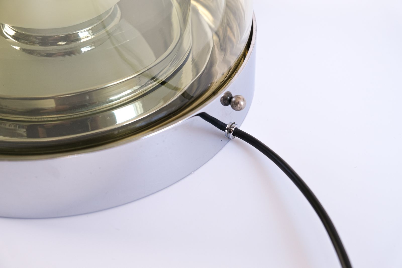 photo vinterior Mid Century Sergio Asti "Paracarro" Table Lamp For Bilumen, Italy 1972
