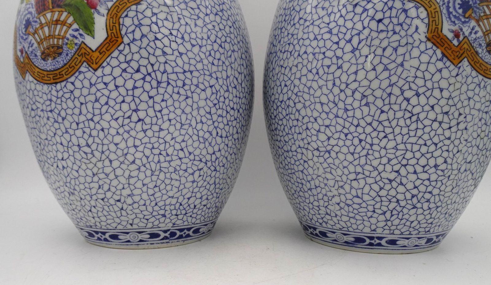 Antique Japanese Porcelain Vases From Petrus Regout Maastricht, Holland, 1890s, Set Of 2 photo vinterior