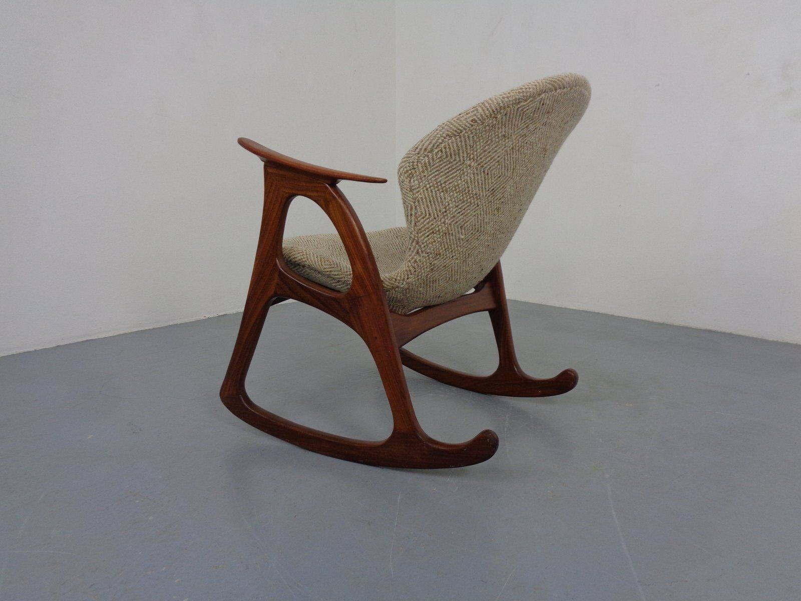 photo for sale Teak Rocking Chair By Aage Christiansen For Erhardsen & Andersen, Denmark, 1960s
