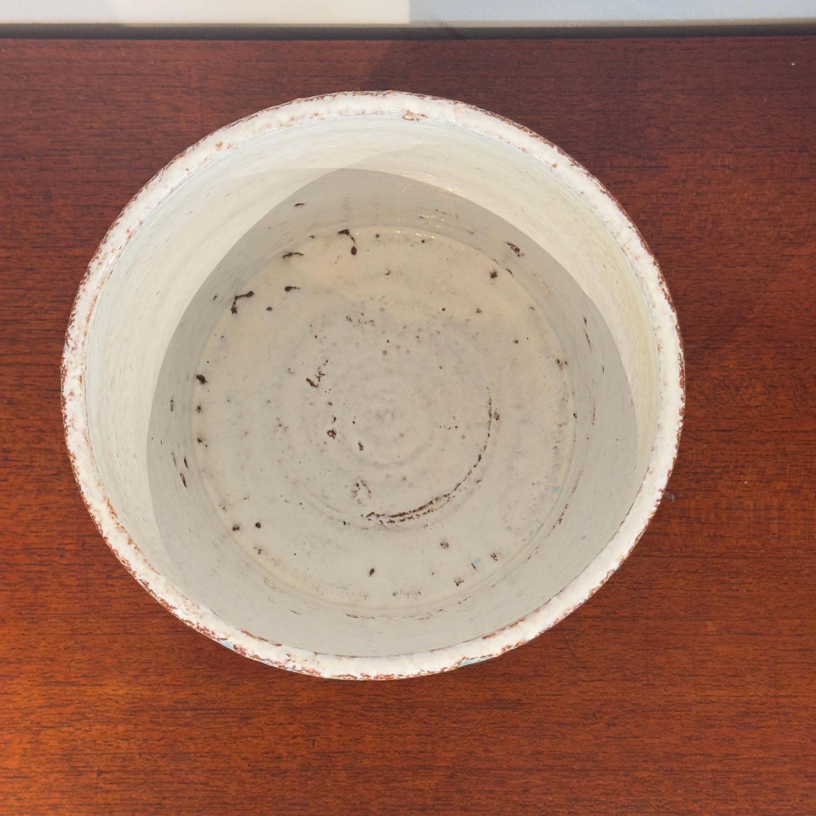 Rogier Vandeweghe Ceramic Blue Glazed Planter, 1965, Amphora Signed photo buy