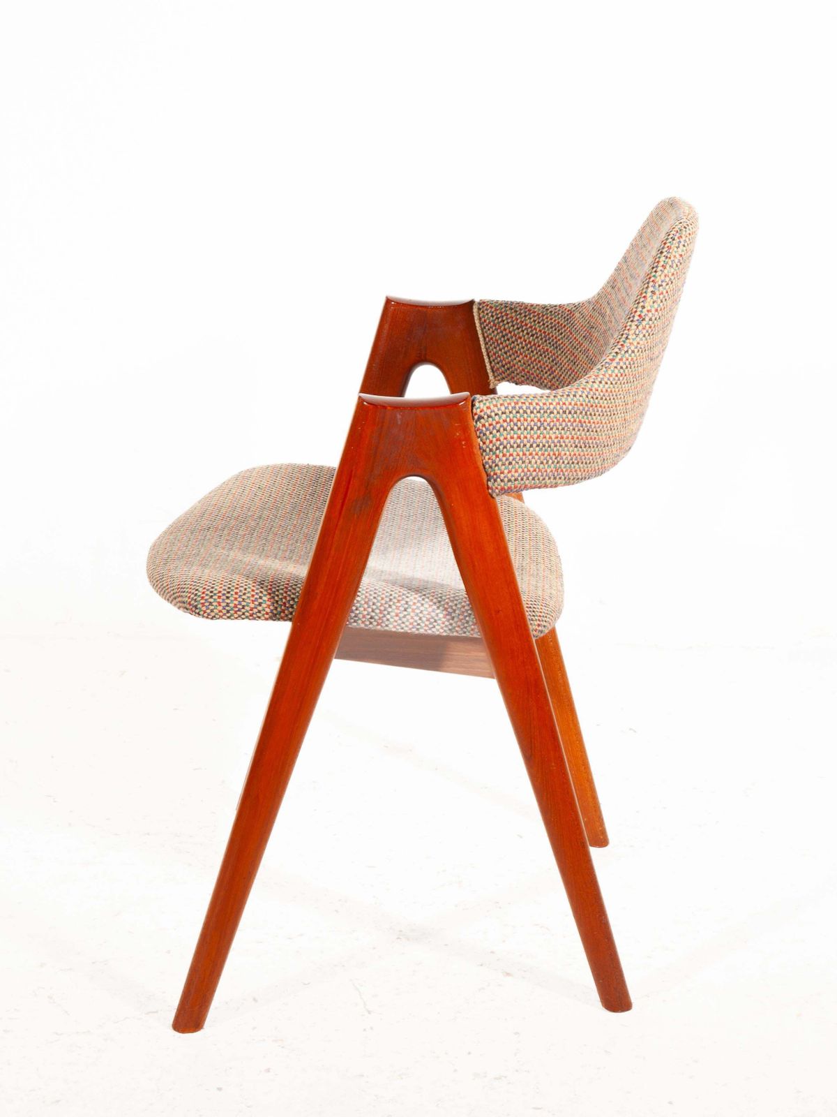 Iconic Scandinavian Set Of Six Teak Dining Chairs By Kai Kristiansen, 1956 photo 7349.0