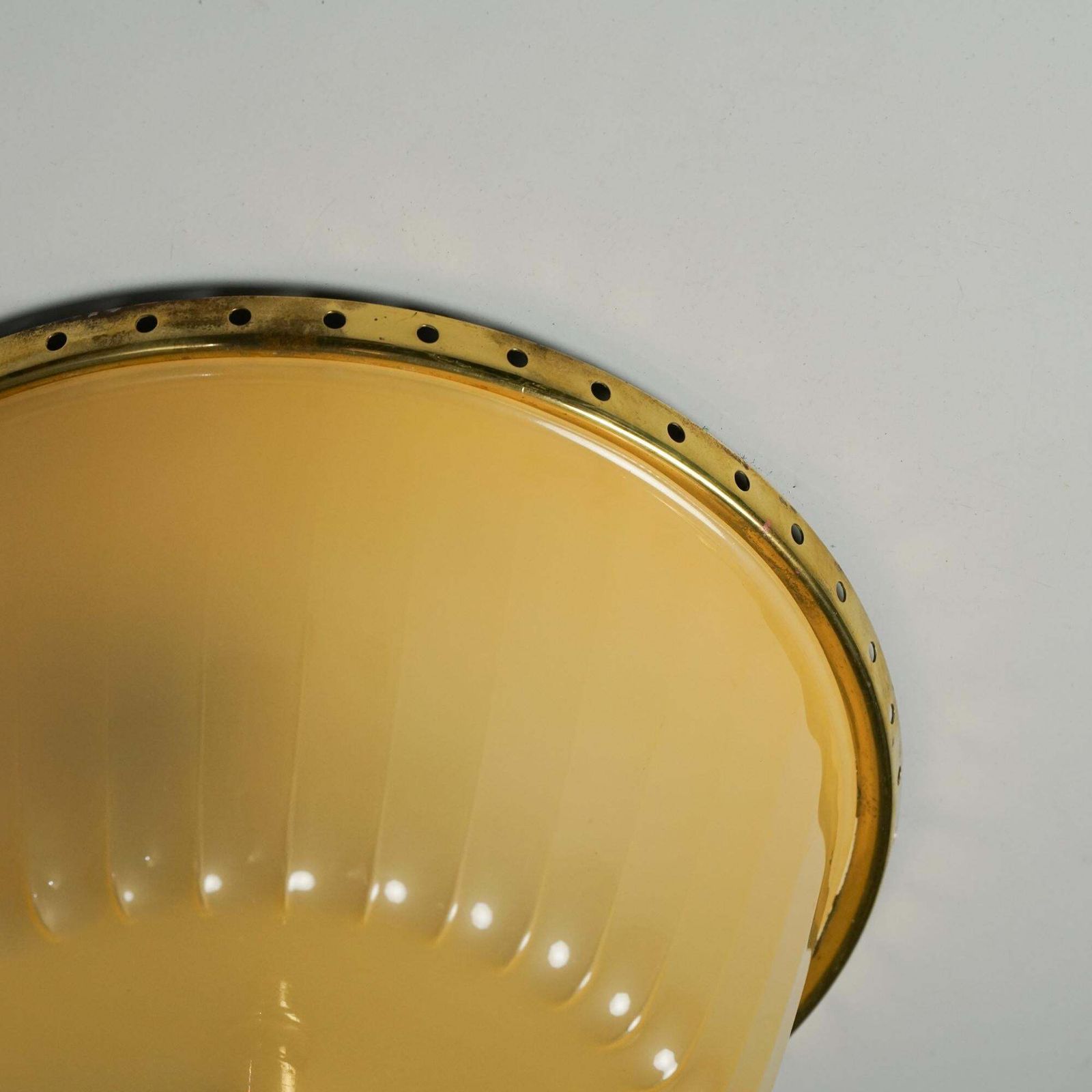 Scandinavian Modern Model 71 137 Flush Mount, Lisa Johansson Pape, Orno Oy photo for sale