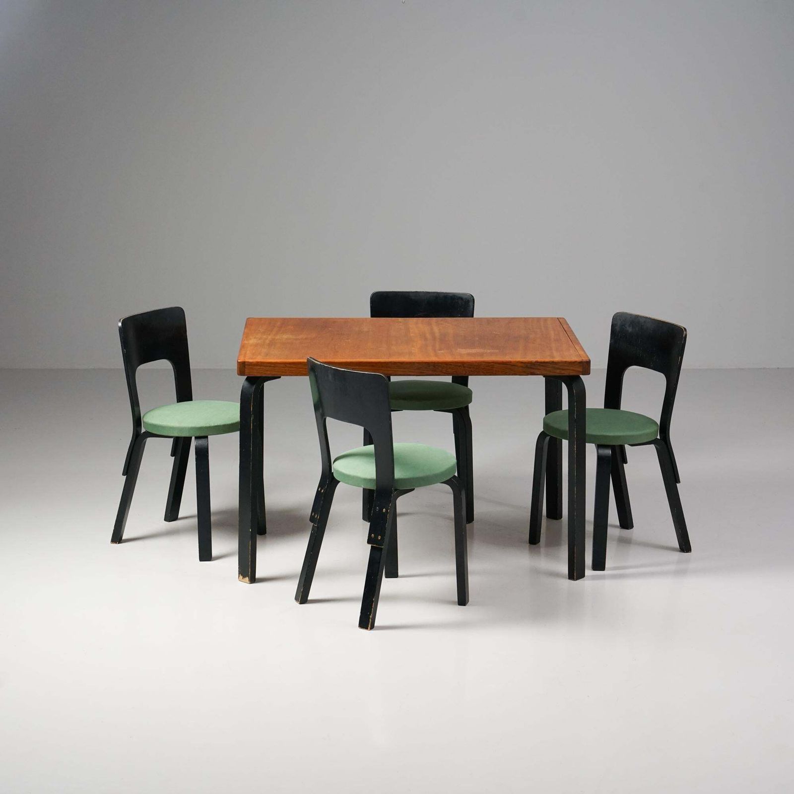 Rare Dining Room Set, Alvar Aalto, Aino Aalto, 1930s photo for sale