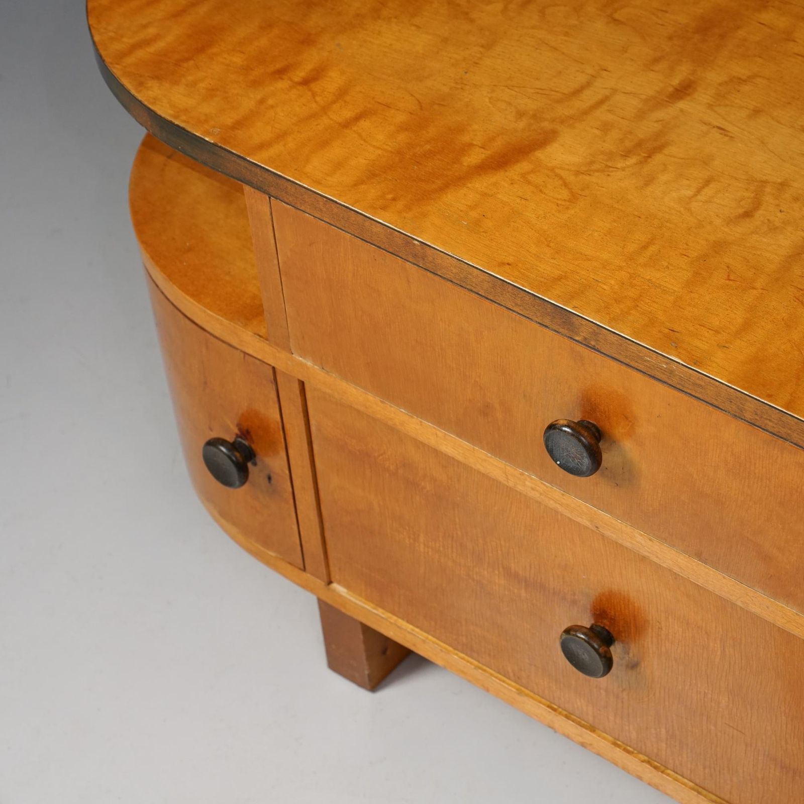 Functionalist Chest Of Drawers / Cabinet, Lappilan Puusepät, Finland, 1930s photo for sale