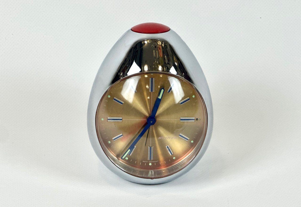 photo for sale Space Age Egg Alarm Clock From Steiger, 1970s