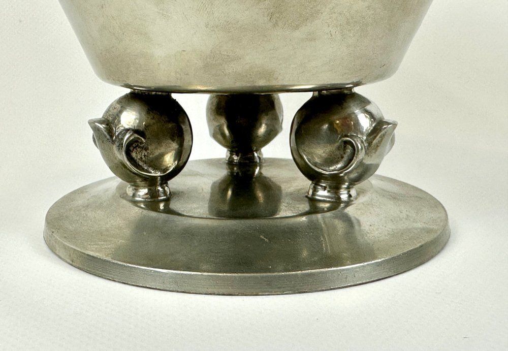 Swedish Art Deco Pewter Bowl By Edvin Ollers For Schreuder & Olsson, 1944 photo buy