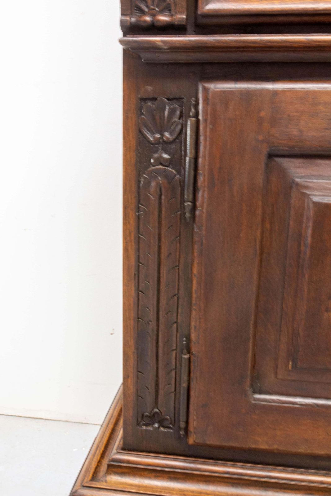 photo furniture Spanish Oak Cabinet Deux Corps Buffet Gothic Revival, Late 19th Century