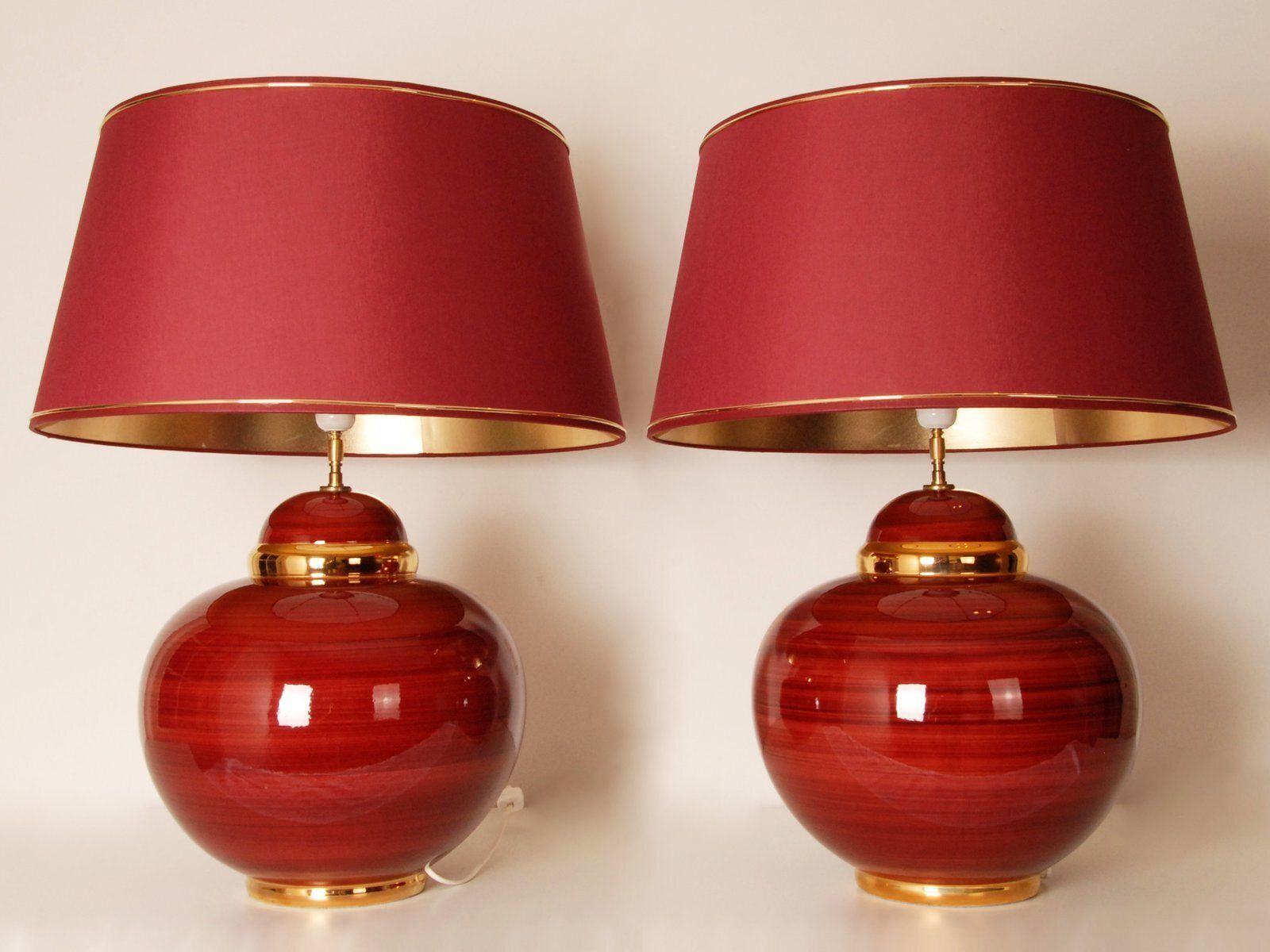 Vintage Table Lamps In Ceramic By Kostka, 1970s, Set Of 2 photo vintage