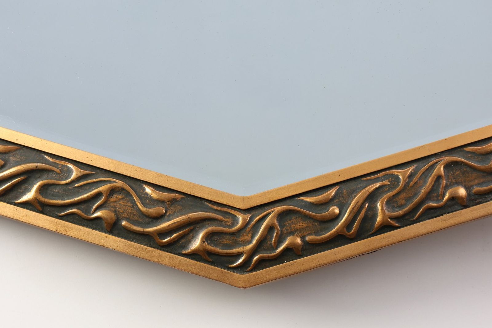 Art Deco Mirror In Gilt Wood, Belgium, 1920s photo 2337.0