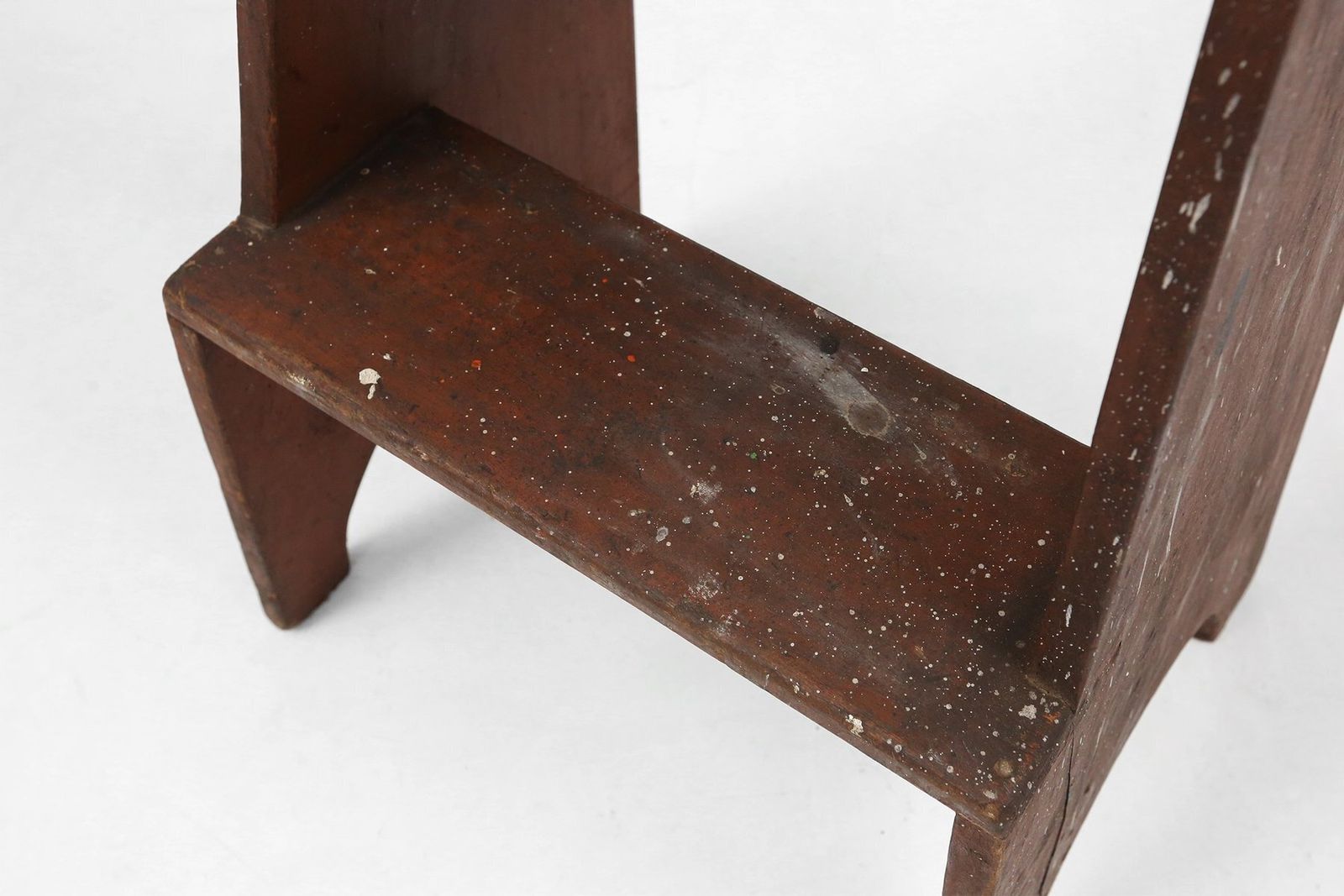 Industrial Wooden Stepladder, France, 1900s photo furniture