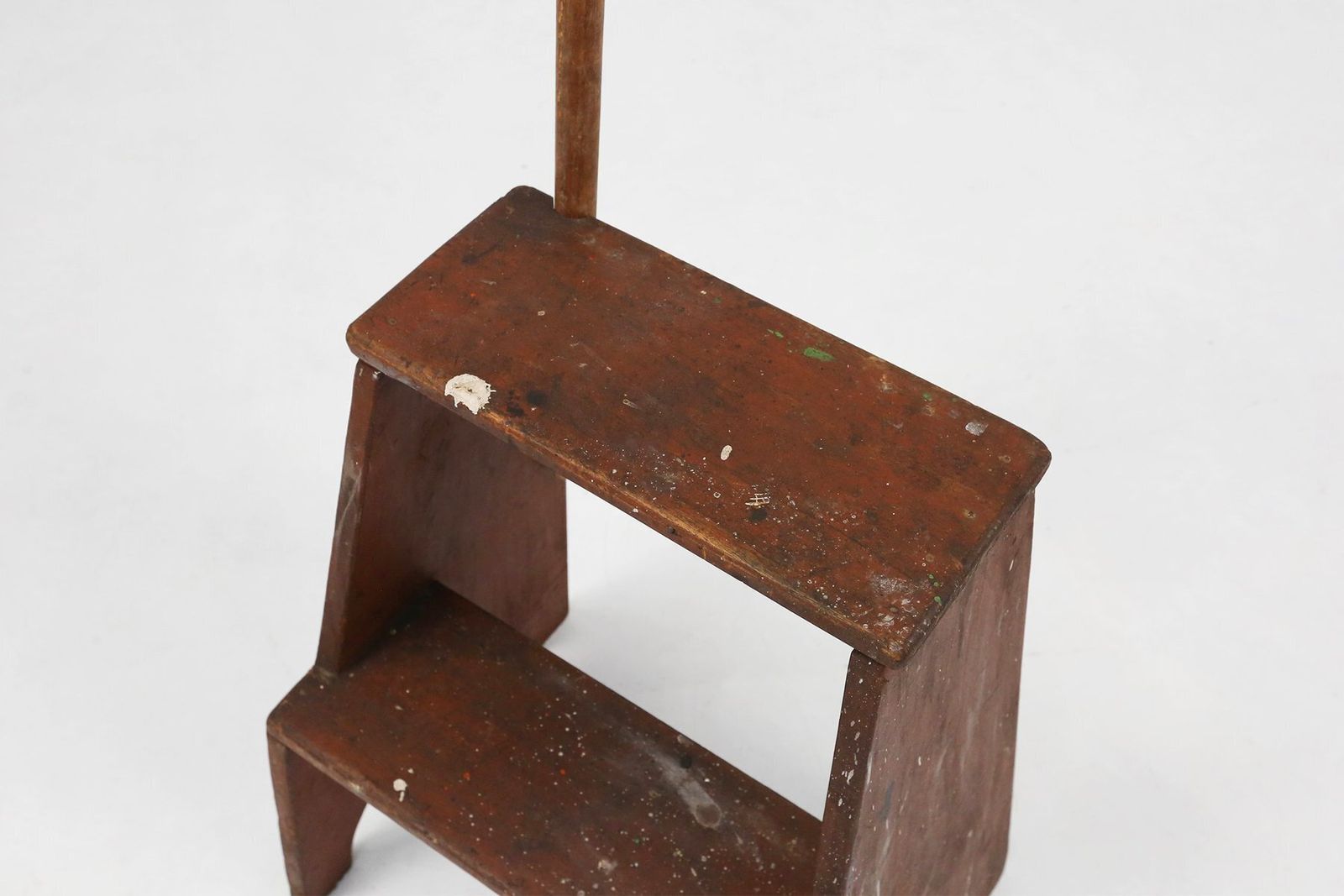 Industrial Wooden Stepladder, France, 1900s photo for sale