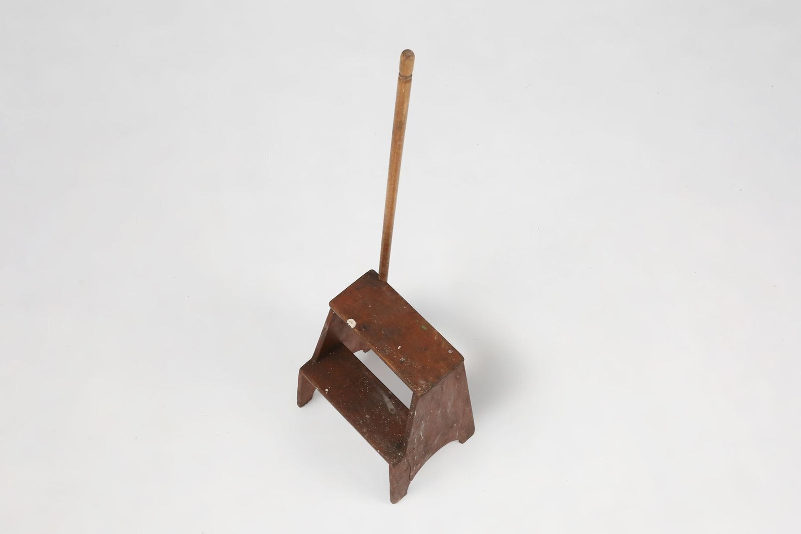 Industrial Wooden Stepladder, France, 1900s photo Home Decor