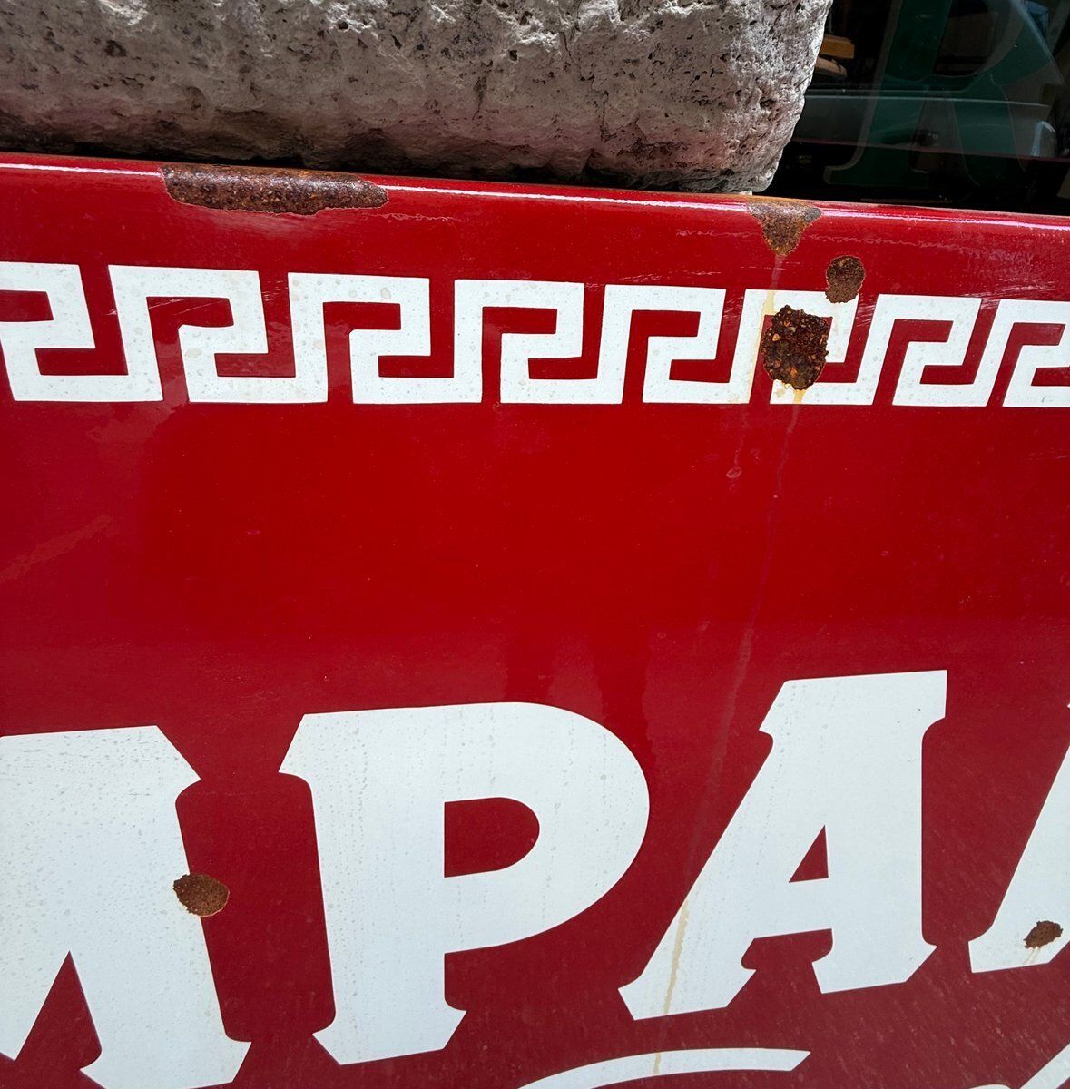 Campari Soda Sign In Enameled Metal, 1960s photo for sale