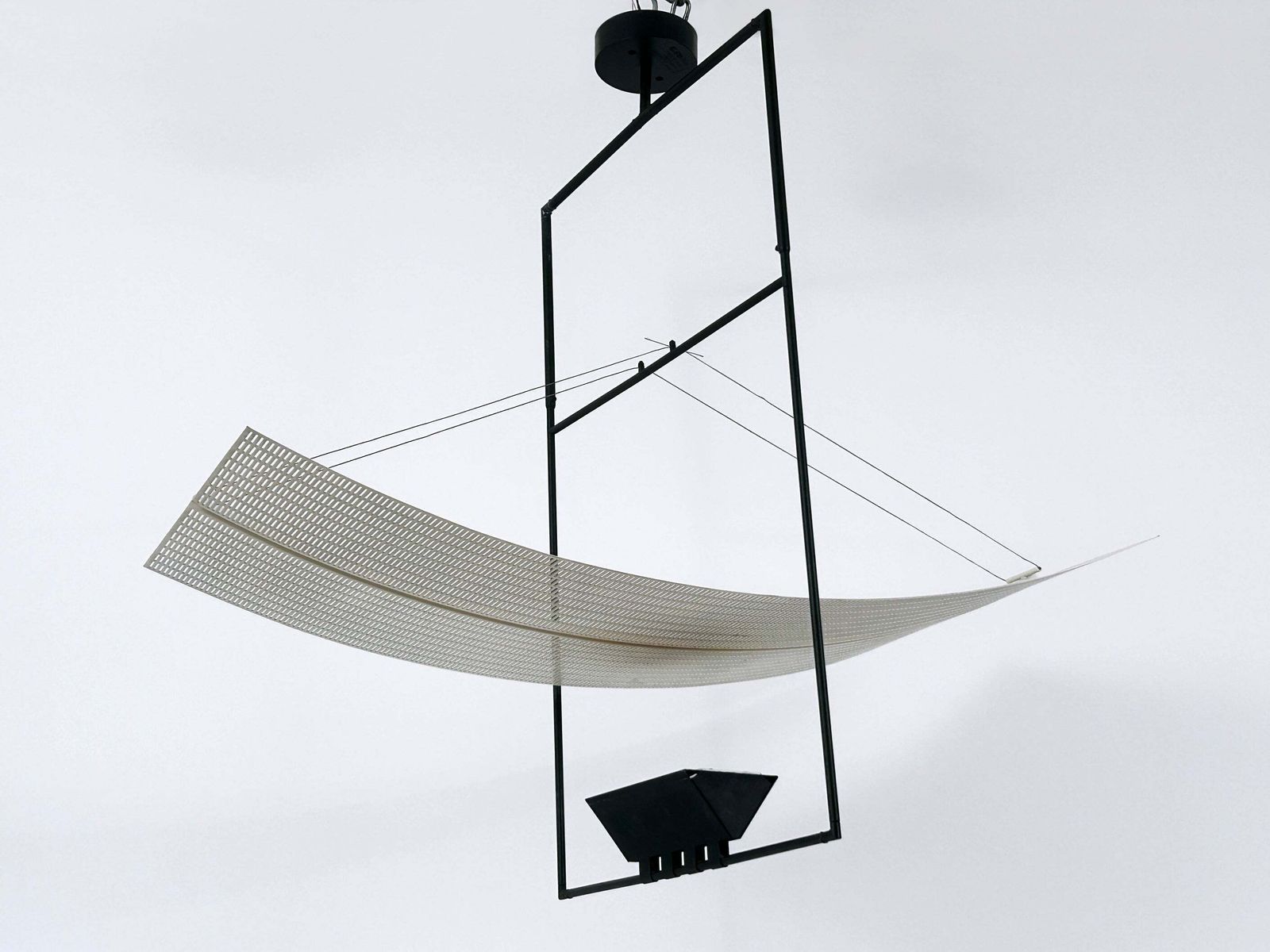 Rare Mario Botta Zefiro Chandelier Or Pendant Lamp For Artemide Italy 1980s photo for sale