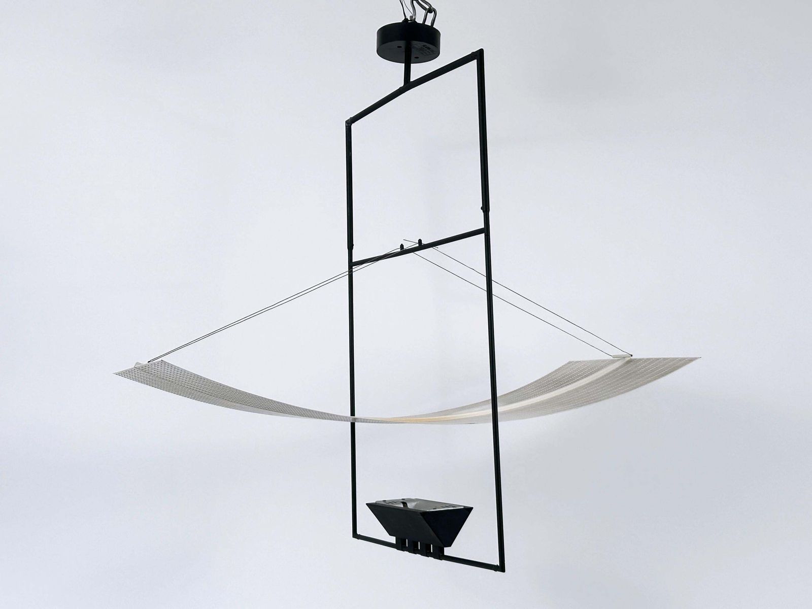 Lighting Rare Mario Botta Zefiro Chandelier Or Pendant Lamp For Artemide Italy 1980s photo