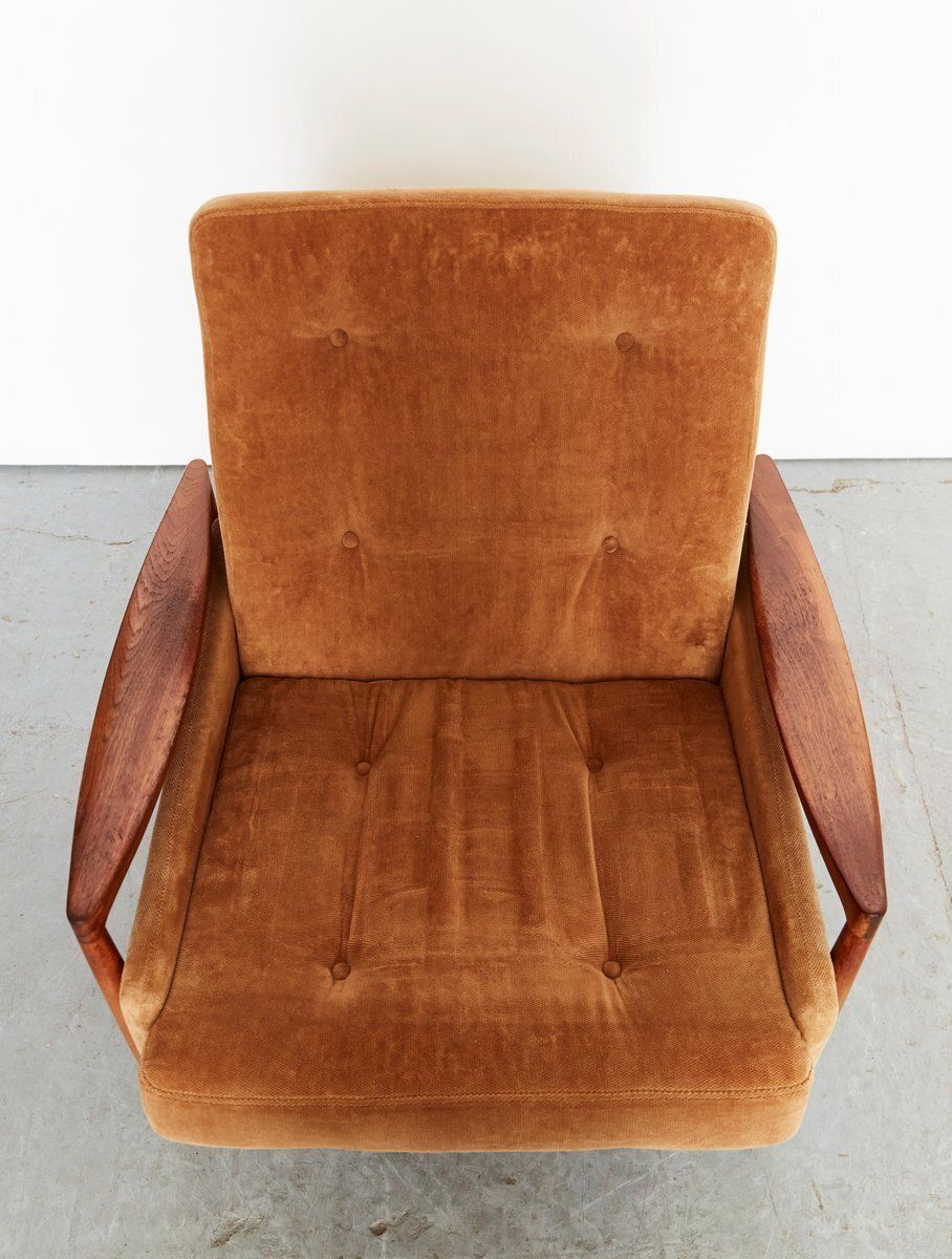 Djursholm Chair By Ib Kofod Larsen For Olof Perssons Fåtöljindustri Ope, 1960s photo buy