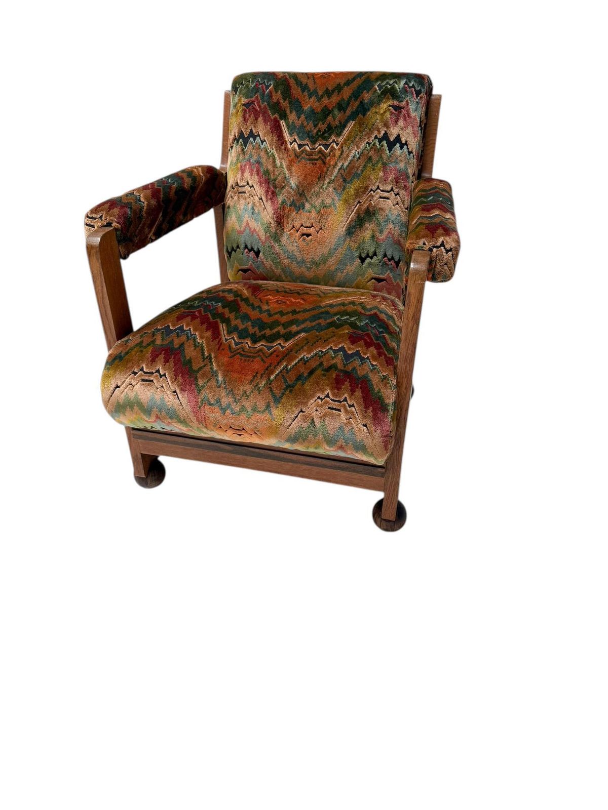 Art Deco Amsterdamse School Lounge Chair By Max Coini, 1920s photo for sale