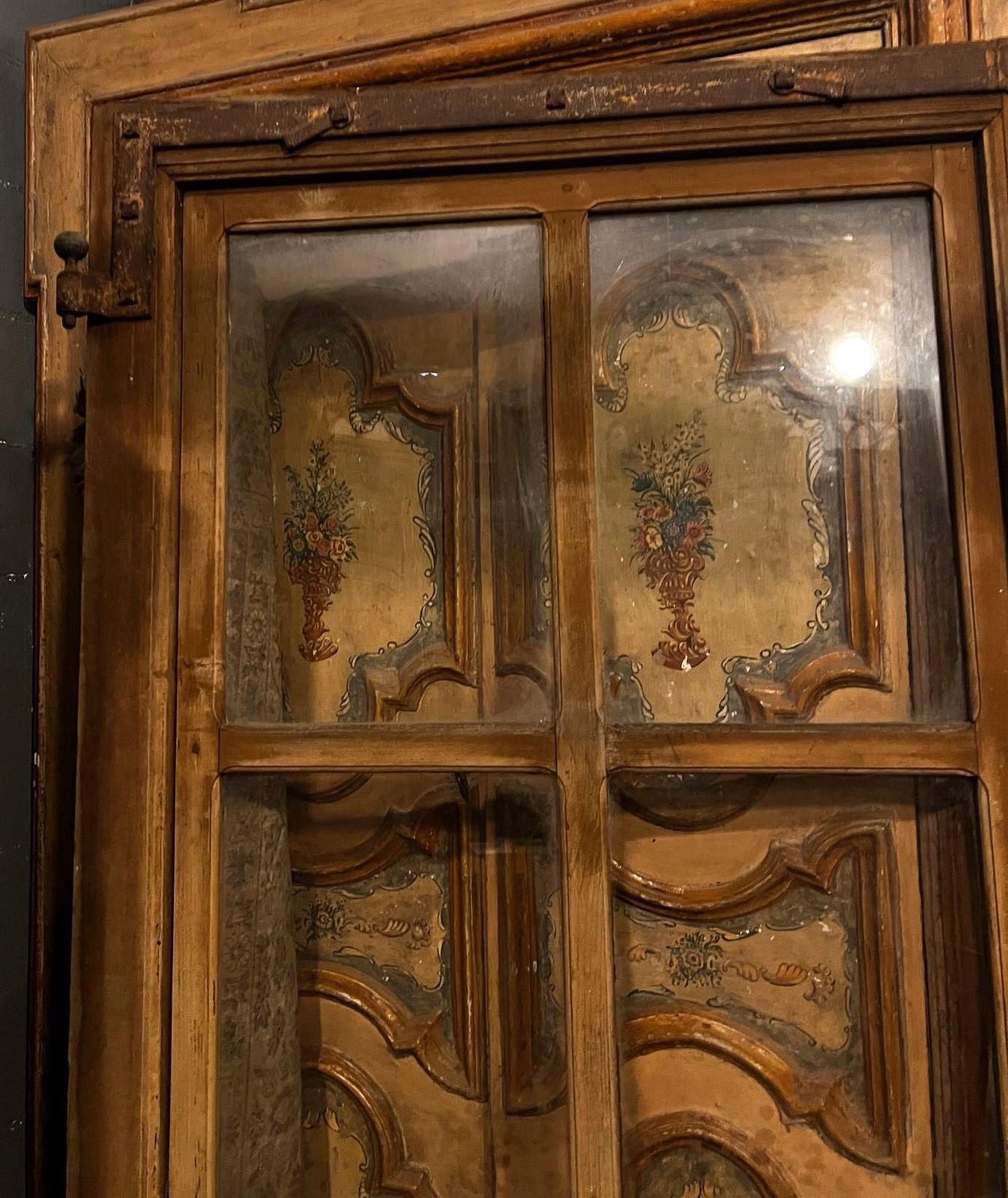 Single Leaf Glazed Interior Door With Opening Window, Italy photo vinterior