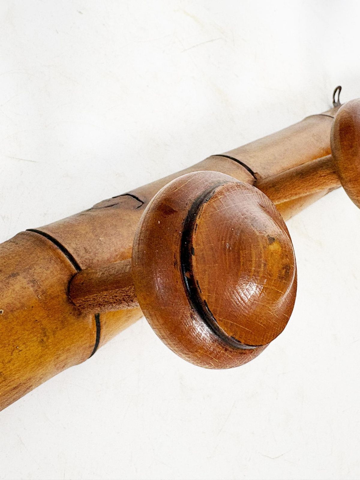 Wooden Coat Rack, France, 1940 photo vinterior