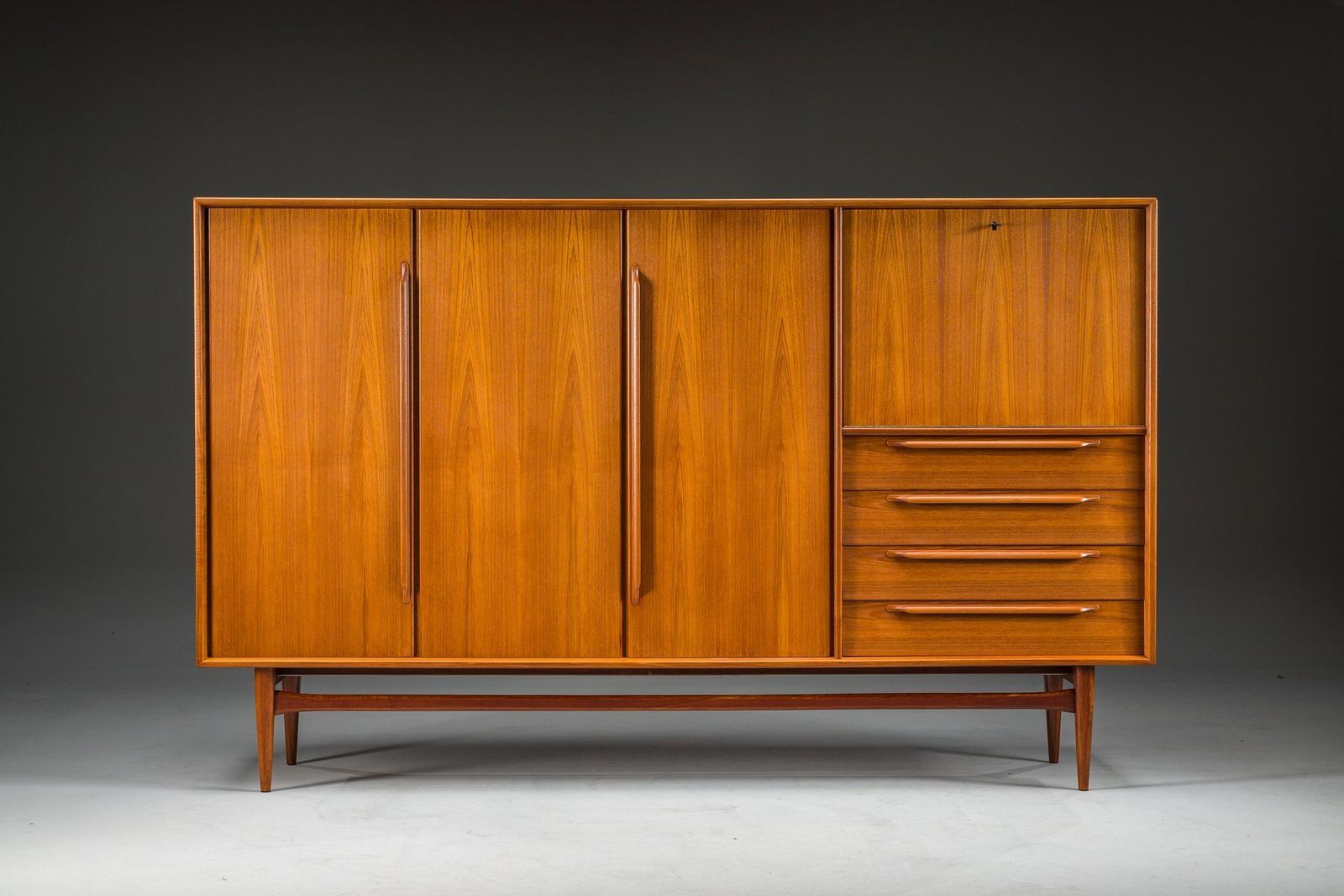 Highboard By Heinrich Riestenpatt For Rt 200 Möbel, Germany, 1960s