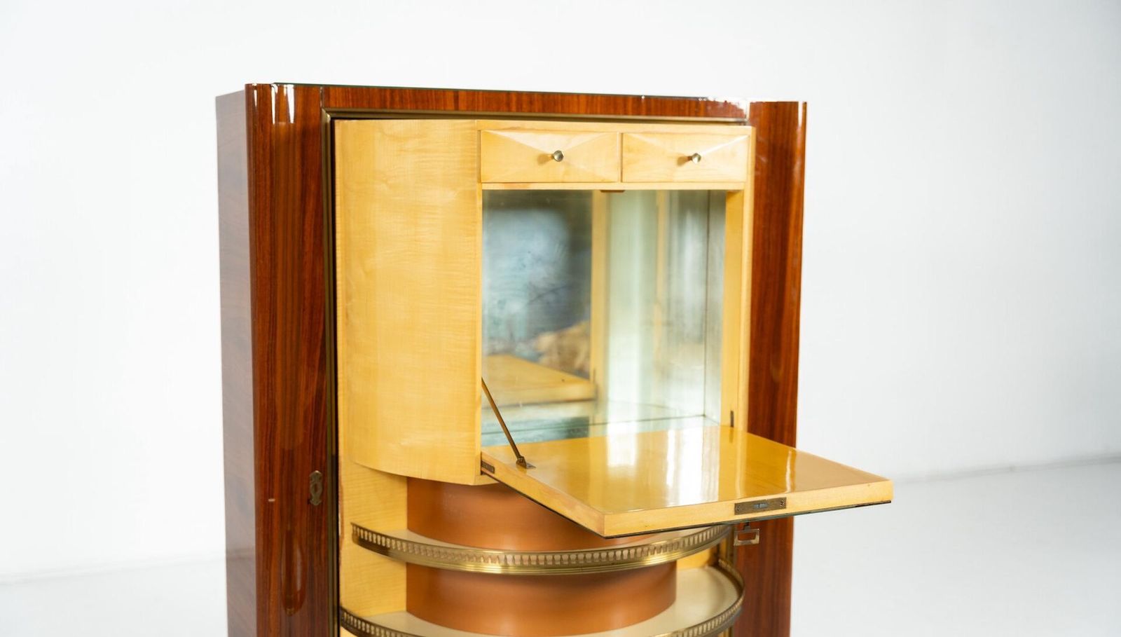 photo vintage Mid Century Modern Bar Cabinet By Paolo Buffa, 1950s