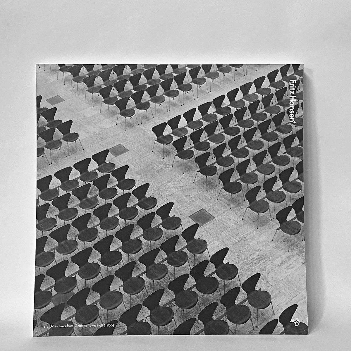 Advertising Panels By Arne Jacobson For Fritz Hansen, 2002, Set Of 9 photo Art