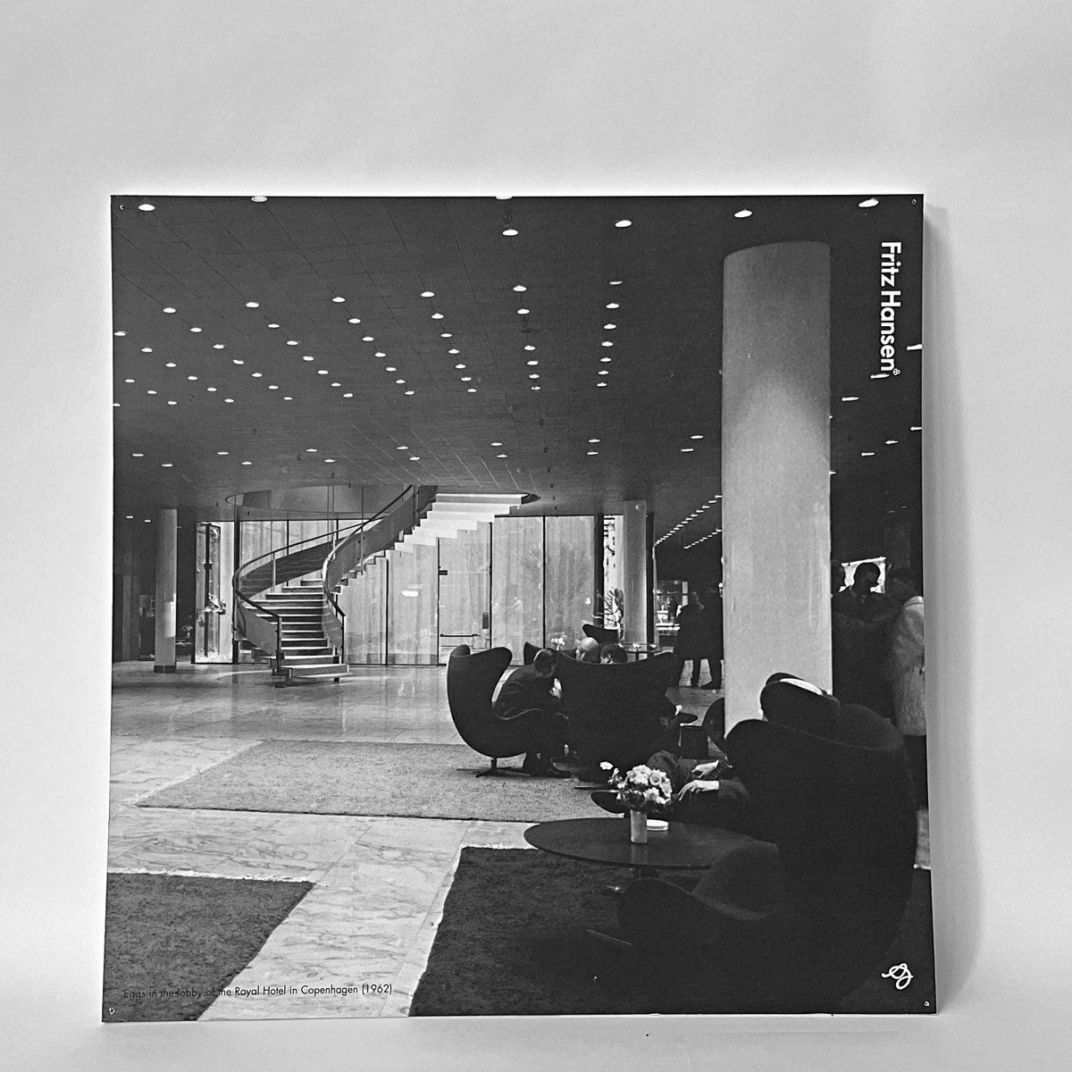 Advertising Panels By Arne Jacobson For Fritz Hansen, 2002, Set Of 9 photo vinterior
