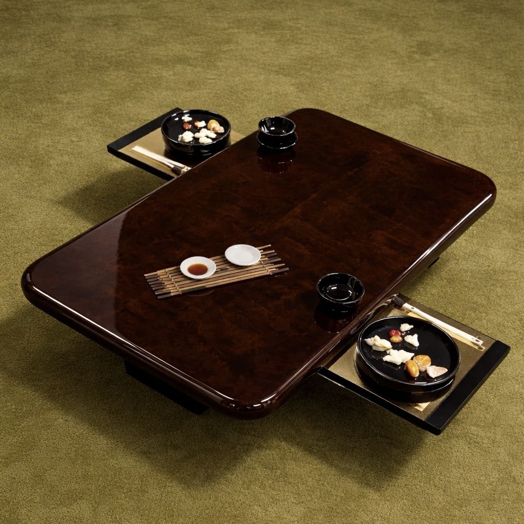 Coffee Table Model 2315 In Parchment And Mirrors By Giorgio Tura For Tura, 1980 photo furniture