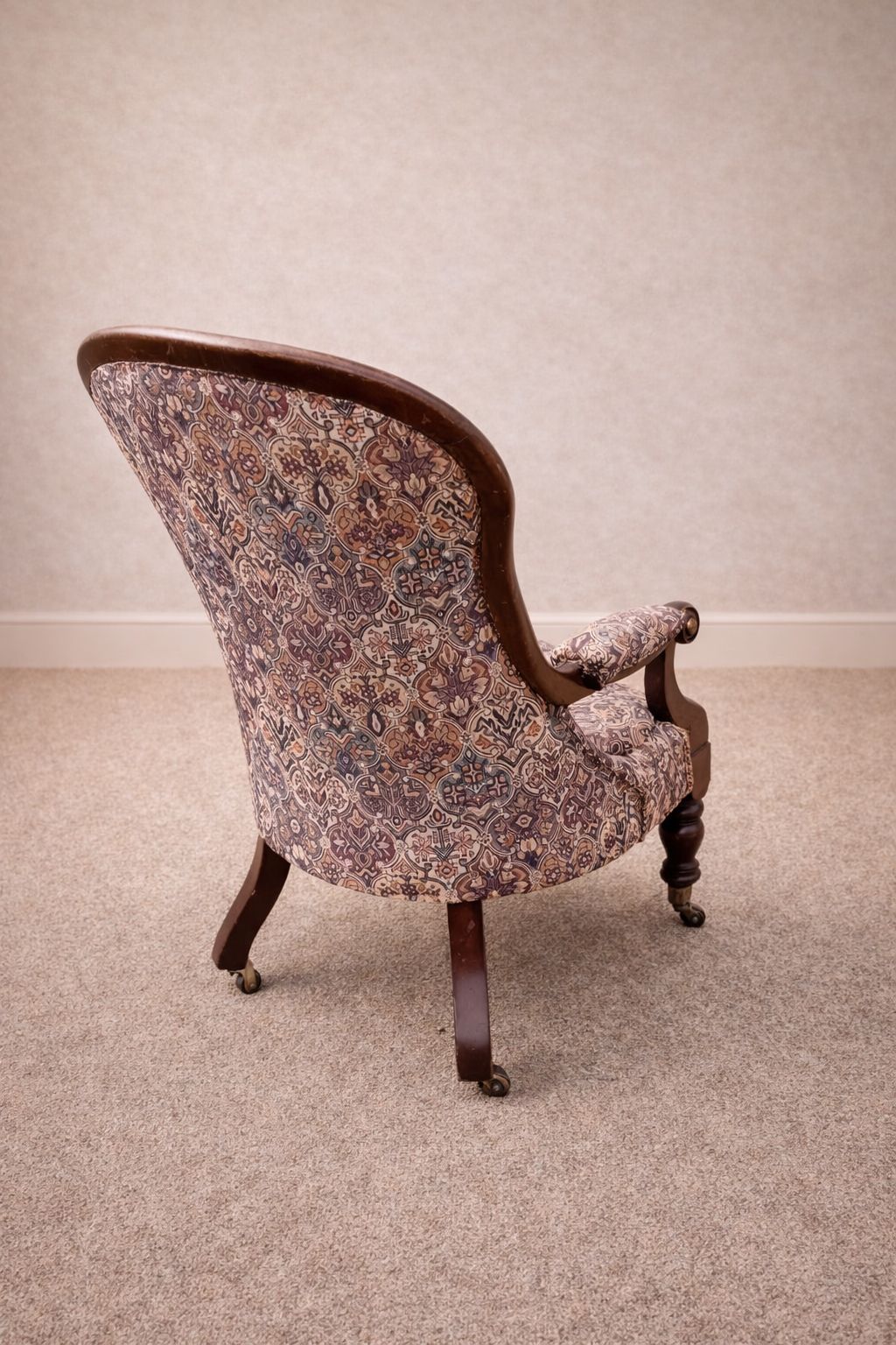 Victorian Mahogany Armchair, Circa 1860 photo furniture