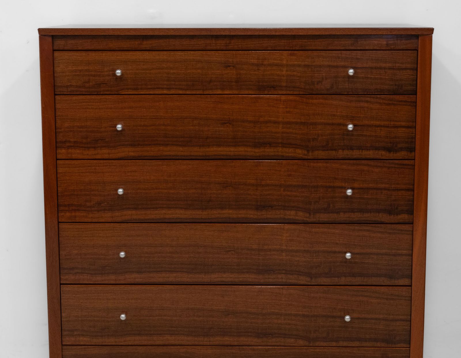 Sleek Gordon Russell Chest Of Drawers In Indian Laurel Mid Century Circa 1960 photo vintage