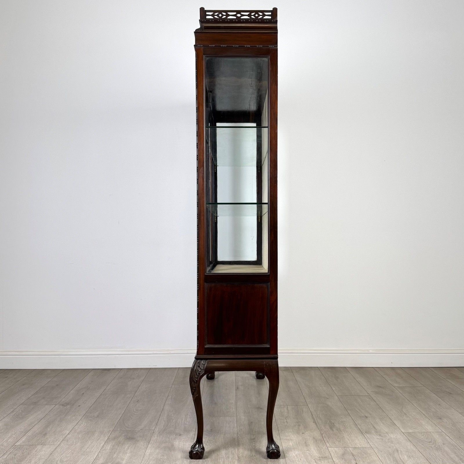 Antique 20th Century Mahogany Display Cabinet By Morgan & Co ( Af 5339 ) photo Furniture