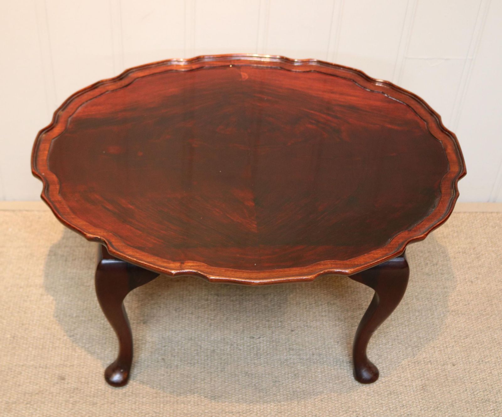 Low Mahogany Oval Table, 1930s photo Furniture