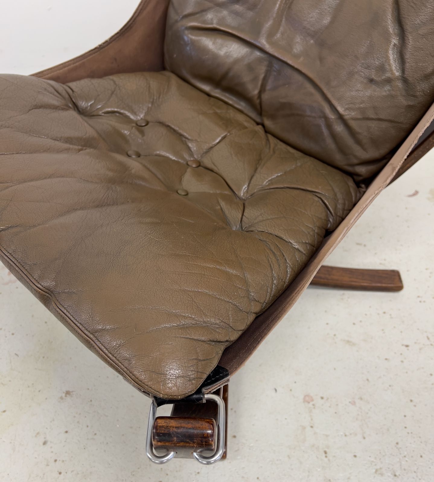 photo for sale Falcon Chair Designed By Sigurd Ressel For Vatne Møbler, Norway, 1970s.