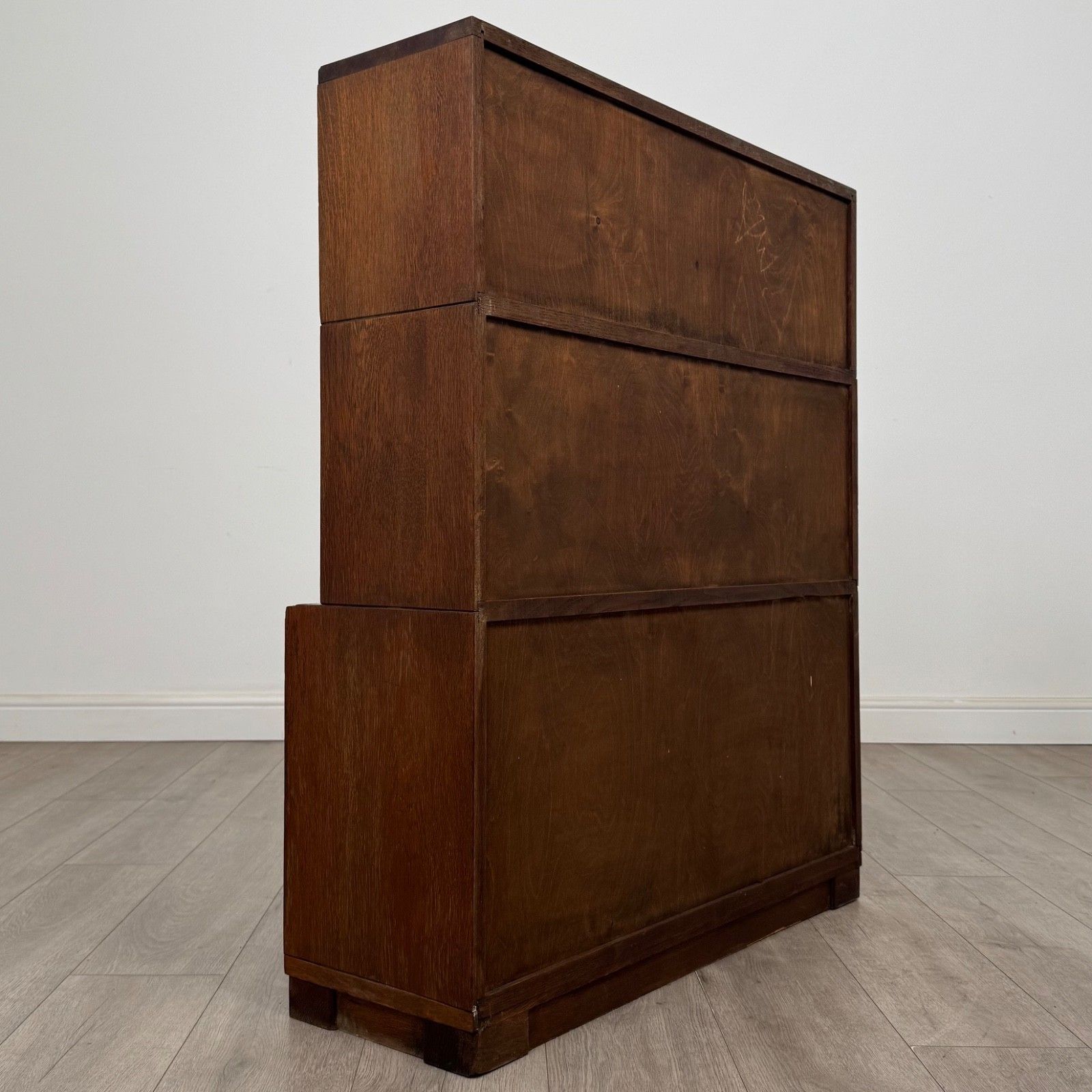 Antique 20th Century Glazed Oak Cabinet By Minty Ltd ( Af 5363 ) photo vinterior