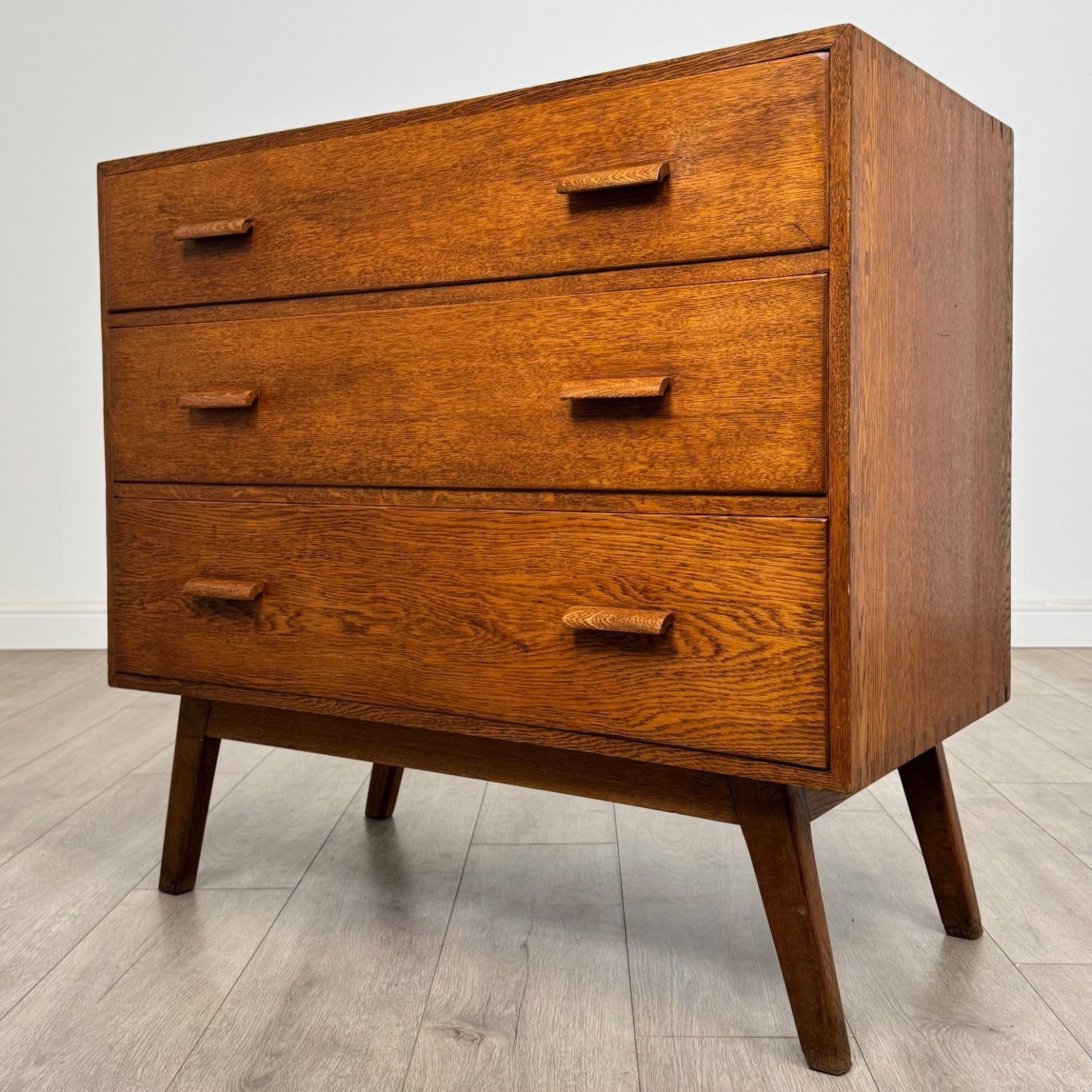 Vintage 20th Century Chest Of Drawers In Golden Oak ( Af 5334 ) photo furniture