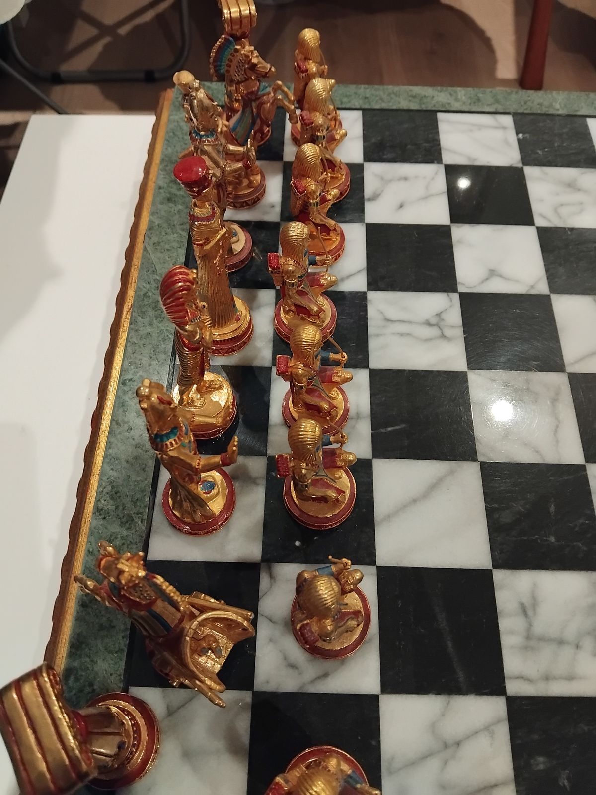 Compton And Woodhouse ‘The Golden Treasure Of Tutankhamun’ Chess  Set photo Home Decor