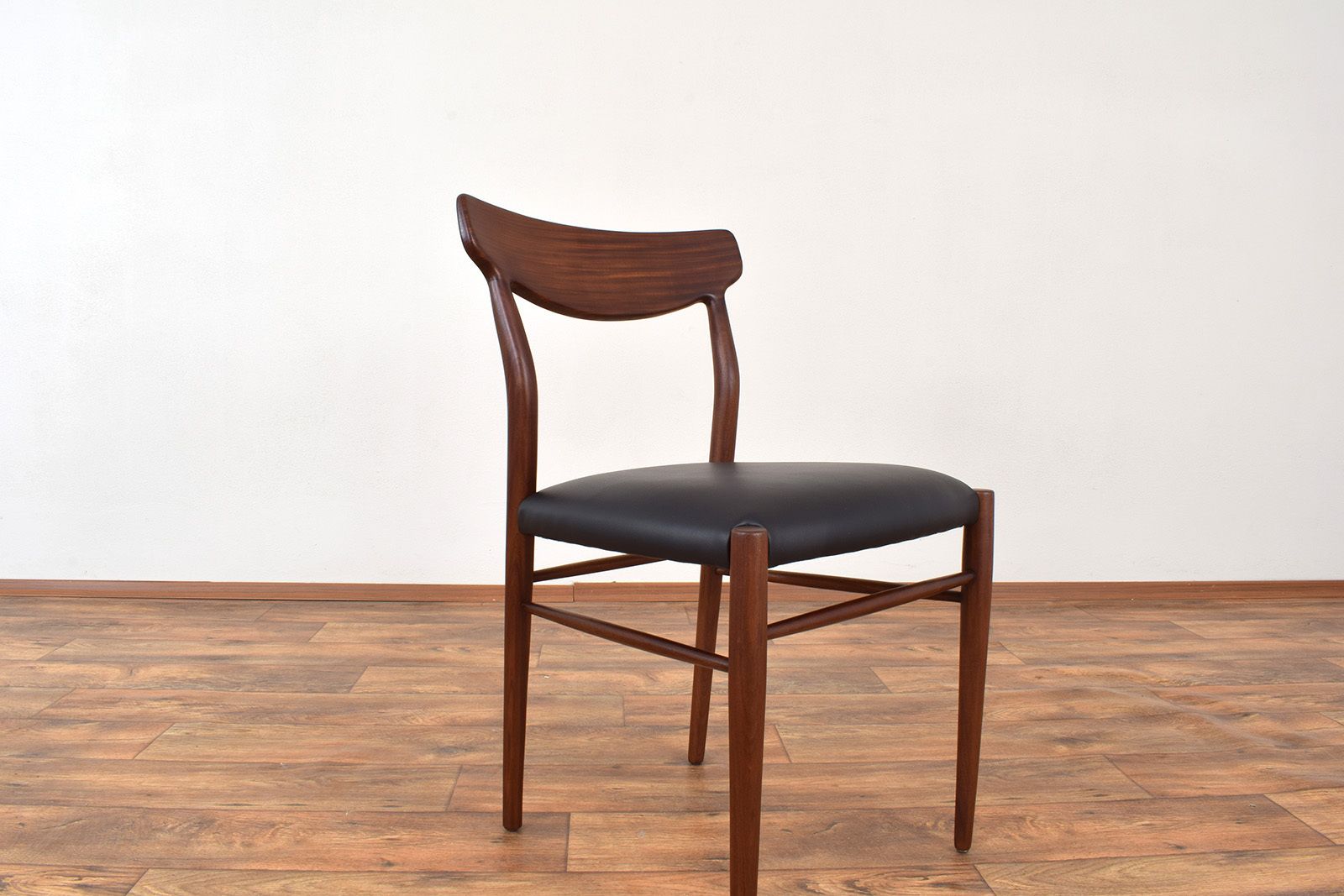 photo for sale Mid Century Teak Dining Chairs By Gustav Herkströter For Lübke, 1960s, Set Of 4