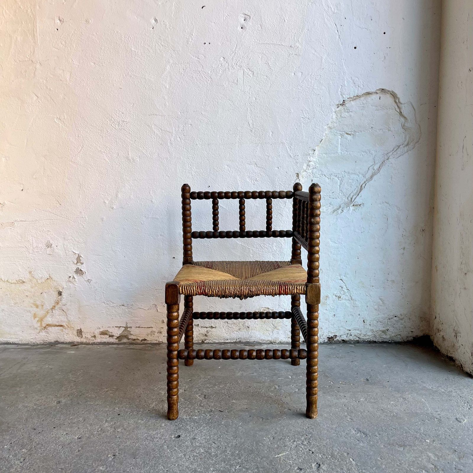 Antique French Bobbin Chair   #2011 photo furniture