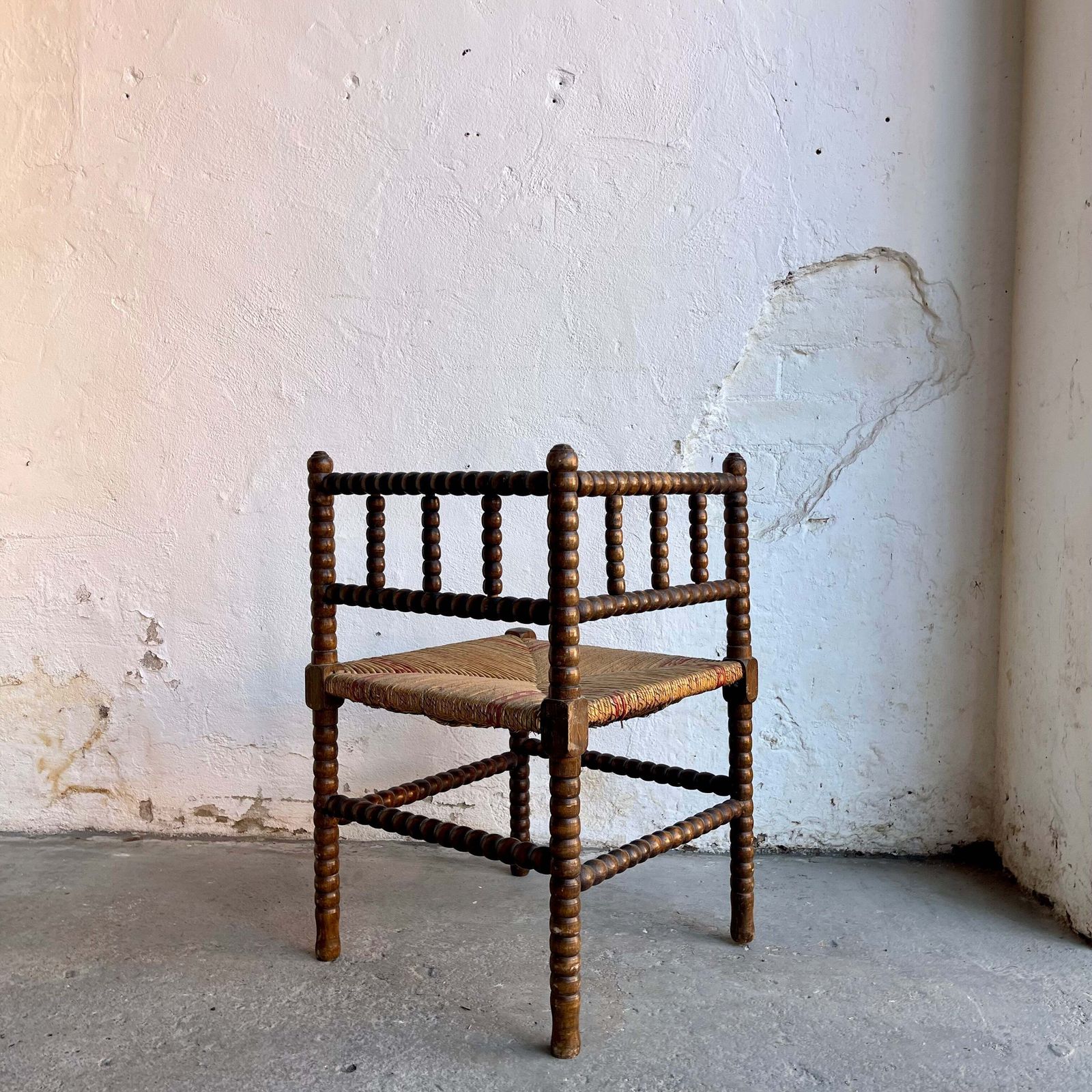 Antique French Bobbin Chair   #2011 photo for sale