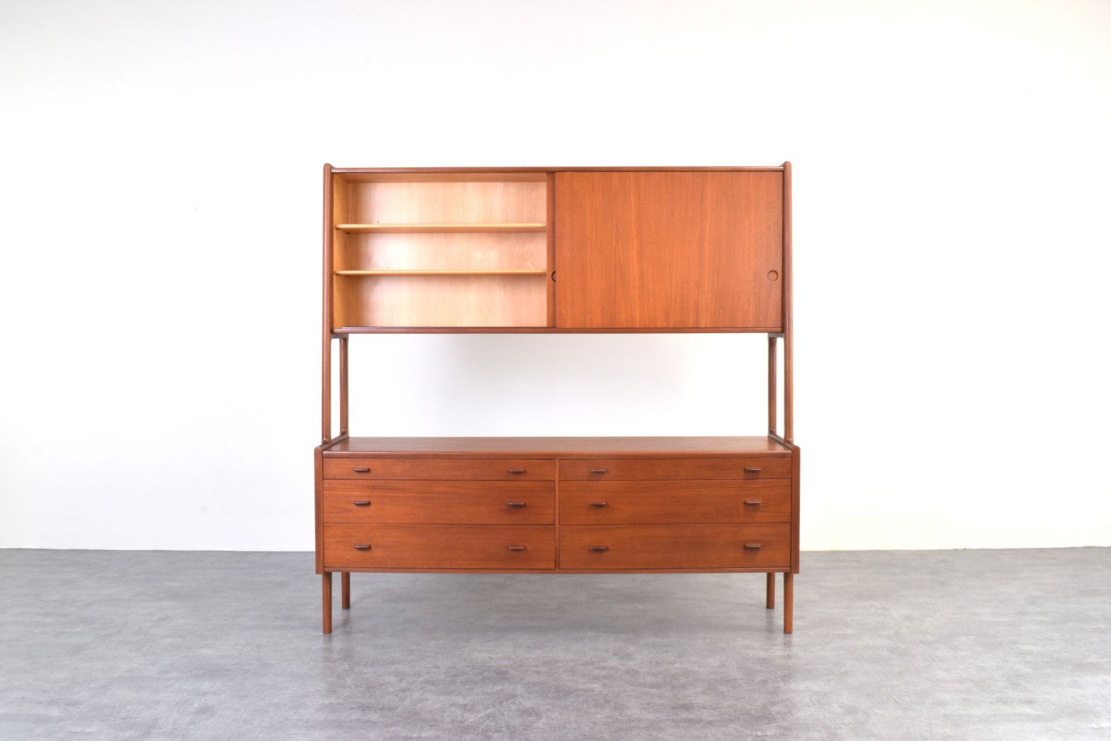 Mid Century Danish Teak Credenza Model Ry 20 By Hans Wegner For Ry Møbler photo for sale