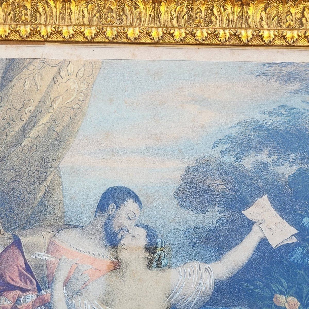 photo for sale The Loves Of Francis I, Colored Engravings, 19th Century