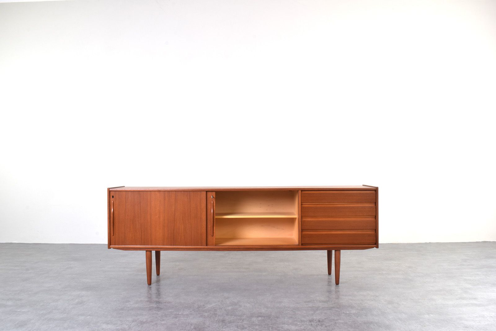 Mid Century Danish Teak Sideboard, 1960s. photo furniture