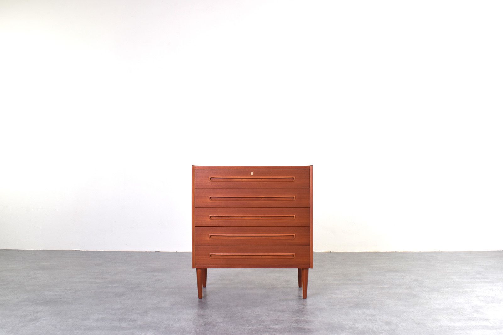 Mid Century Danish Teak Chest Of Drawers, 1960s