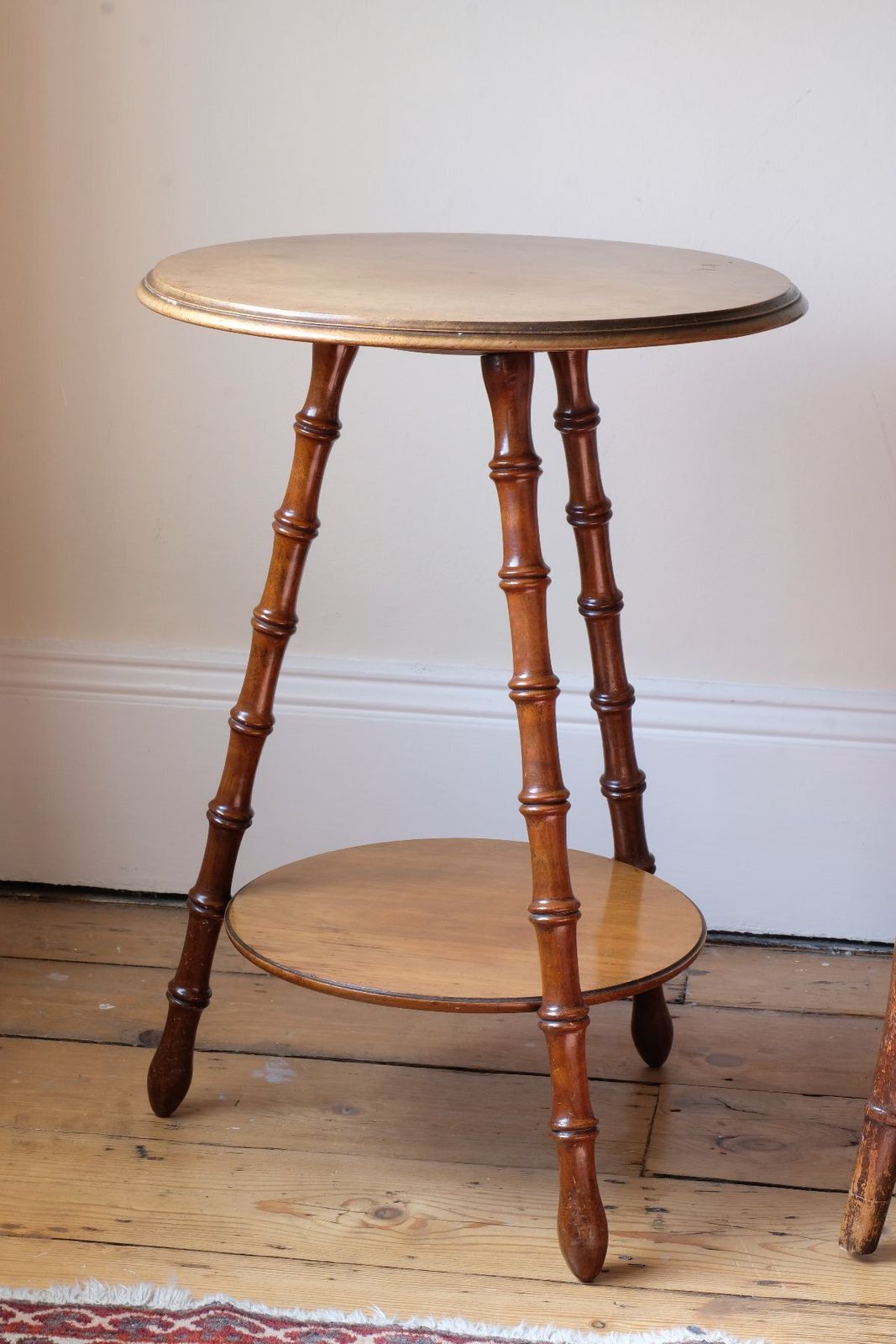 photo furniture William Gerrard ‘Gypsy’ Cricket Table – Two Tone Mahogany, Hampshire, C.1870–1895