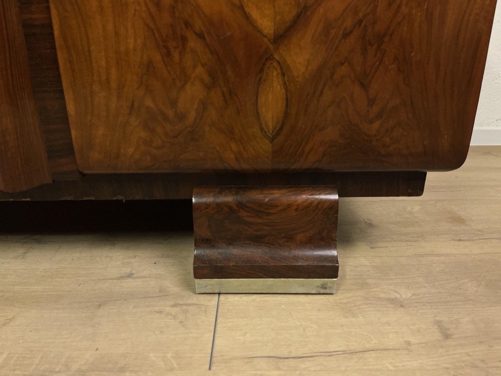 40’s Vintage Design Rationalist Root Wood Furniture Sideboard photo 1195.0
