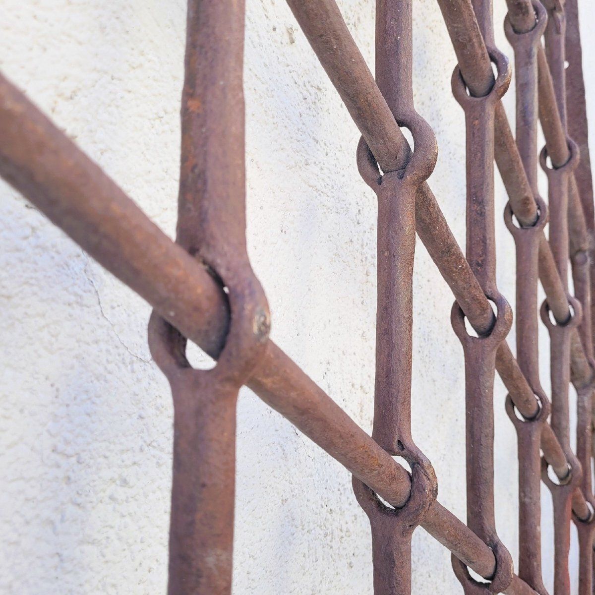 850.0 Large Wrought Iron Gate, H174 X 88cm, 16th/17th Century photo