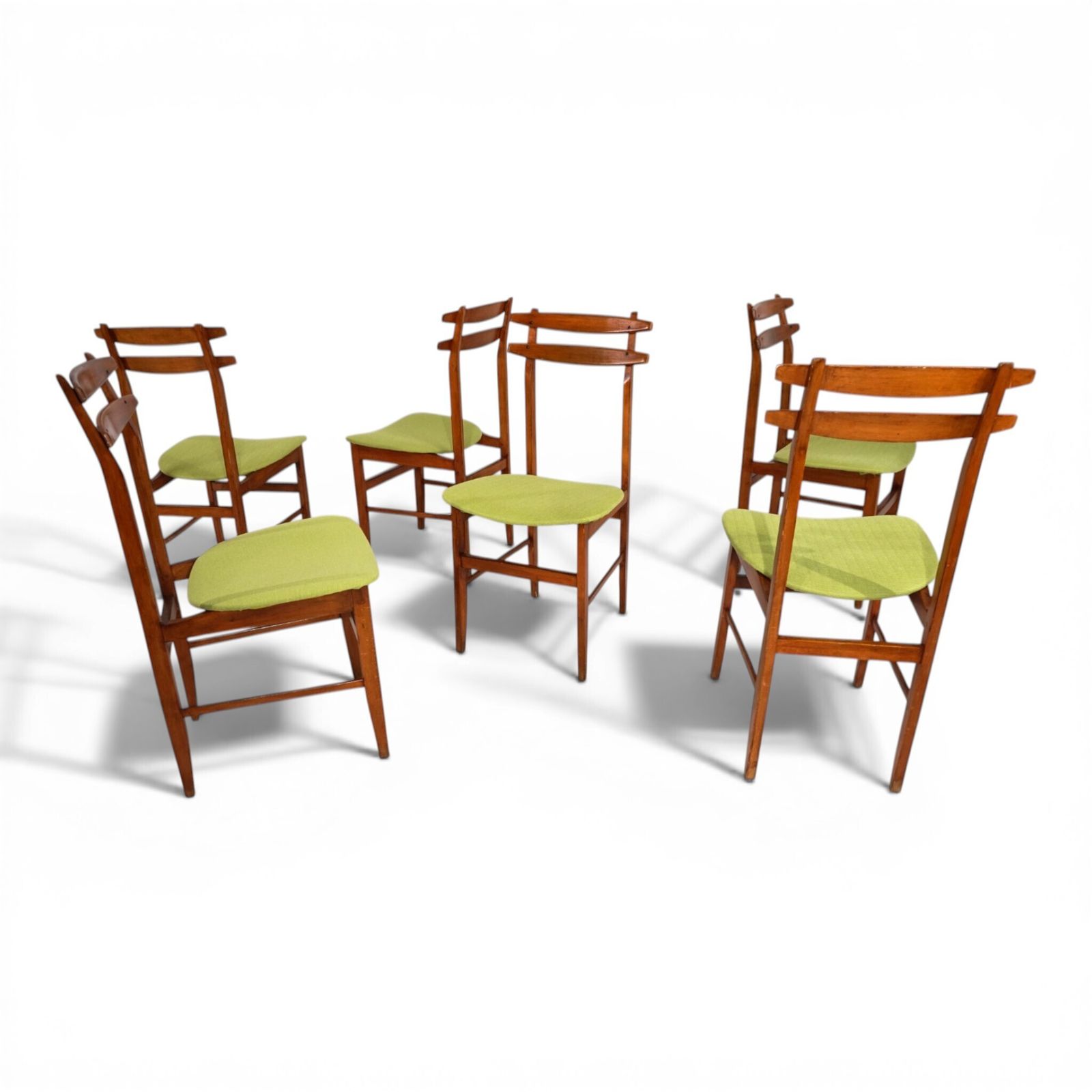 photo vintage Set Of 6 Dining Chairs By Amma Torino, 1960