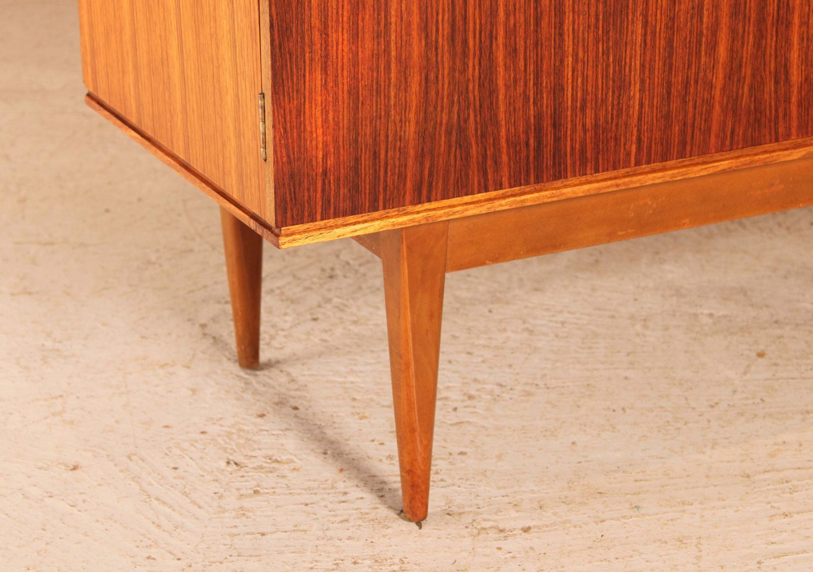 Mid Century Teak And Rosewood Sideboard With Brass Handles By Wrighton, Circa 1960s photo 1100.0