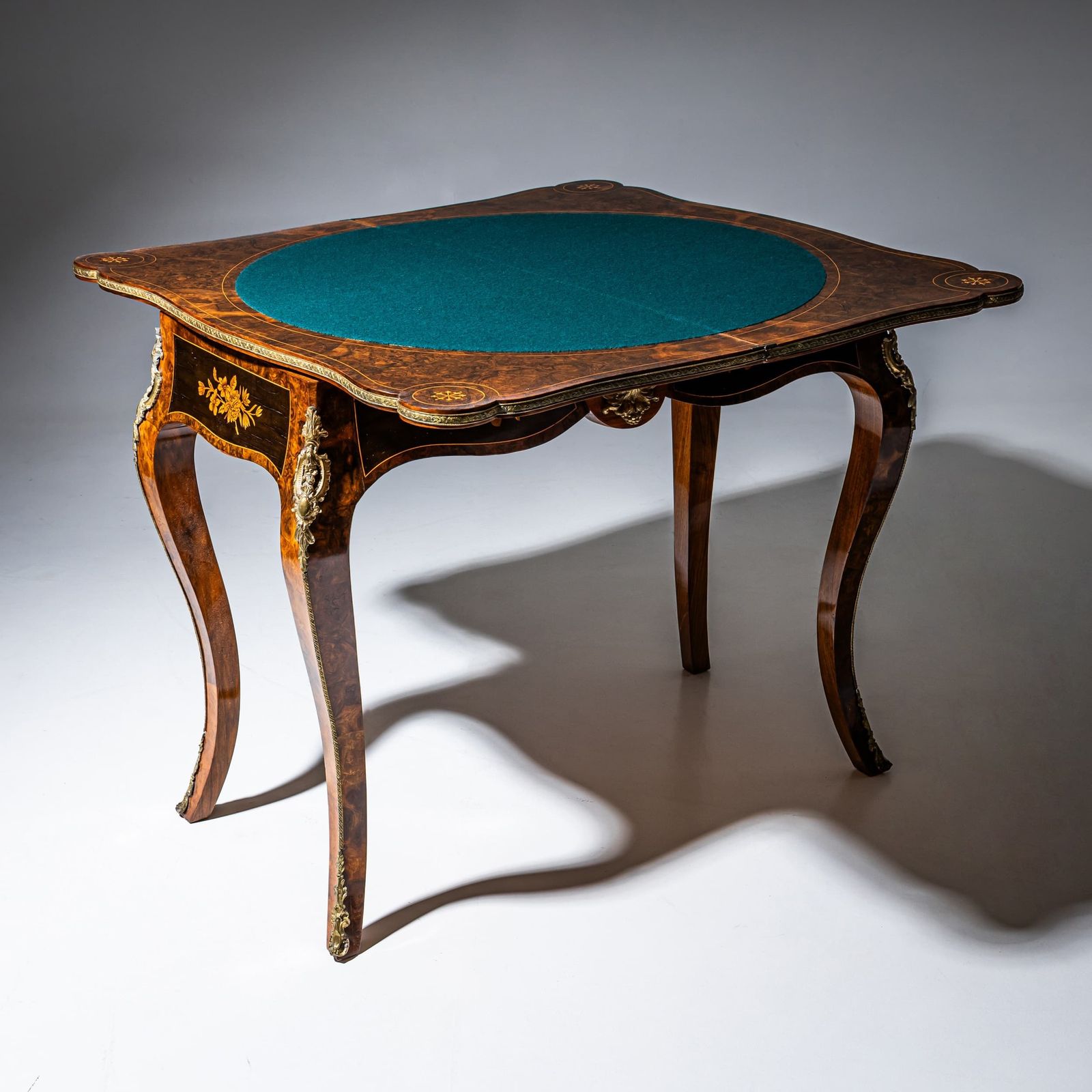 Napoleon III Games Table, France, Late 19th Century photo vintage