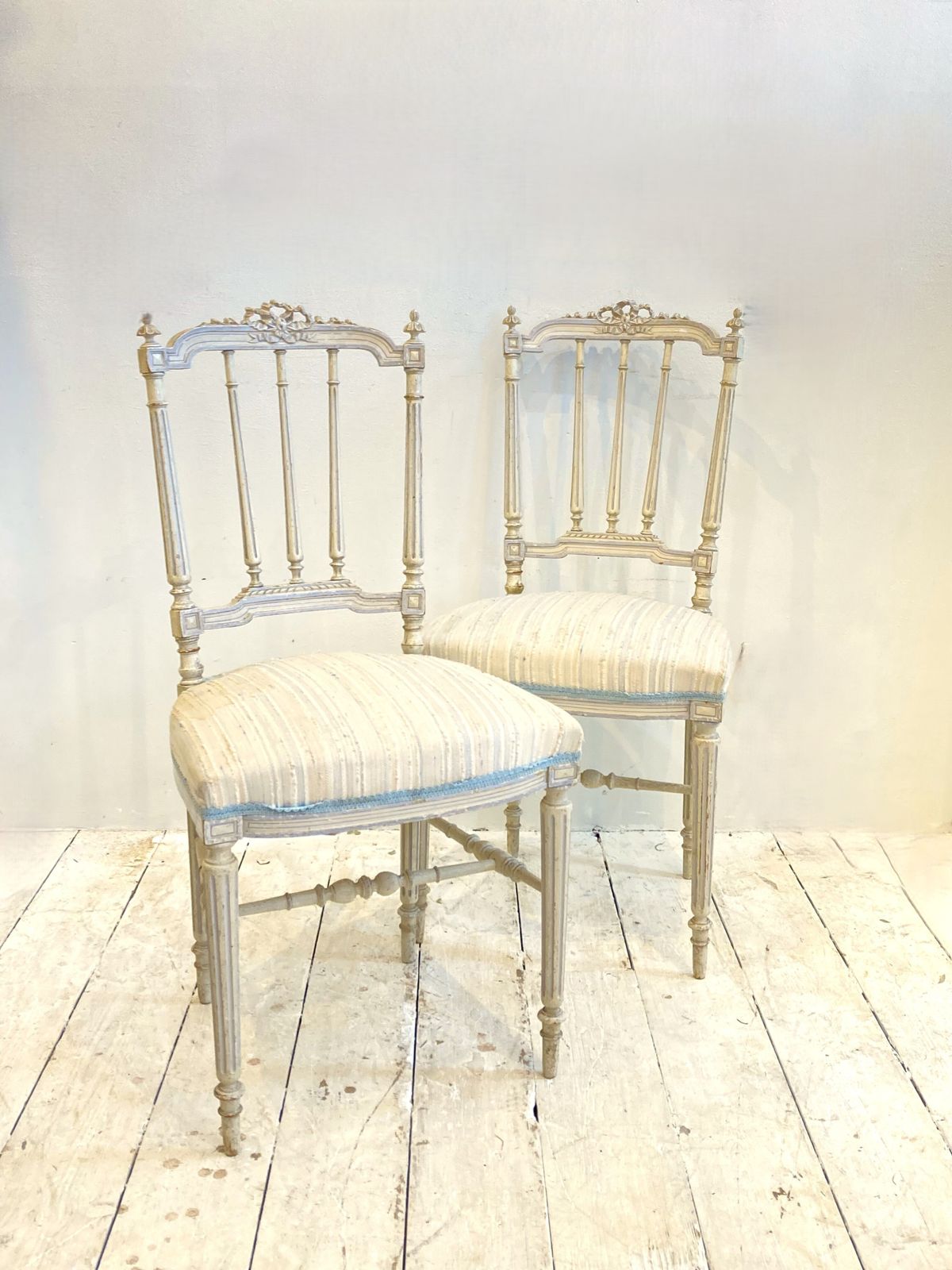 Pair Of French Neoclassical Salon Chairs photo furniture